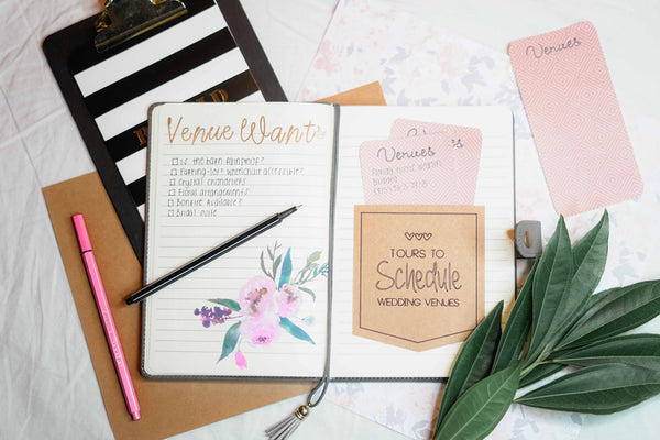 how to plan a wedding - bridal journal planner