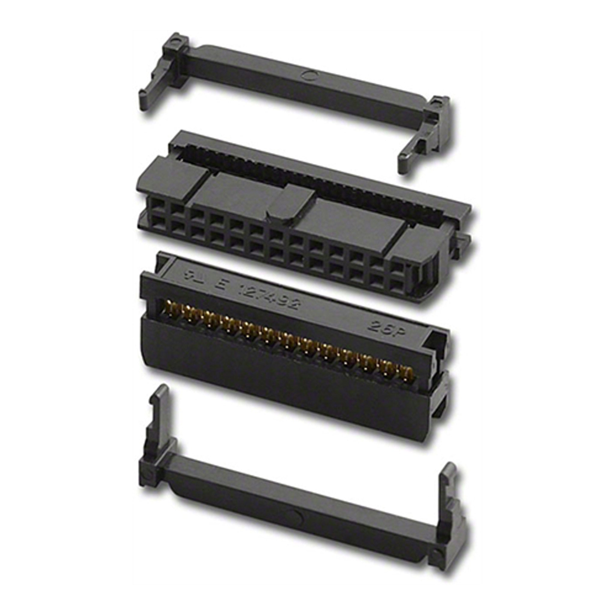 Altex Preferred MFG IDS26 26-Pin/Contact IDC Dual Row Socket Connector with Locking Strain Relief