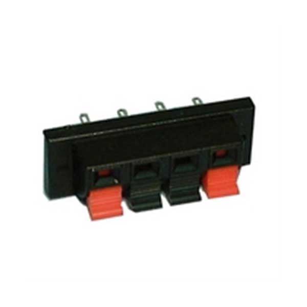 Speaker Terminal Strips w/ Push-In Connections - 4 Position