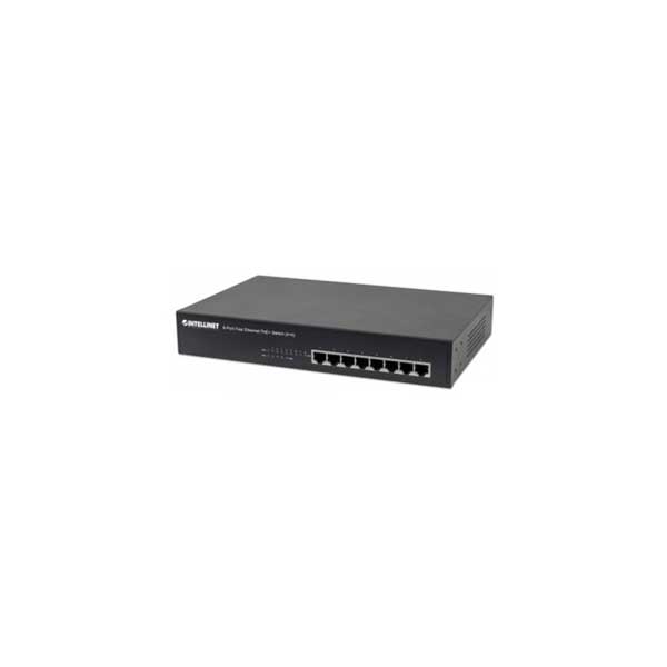 Intellinet 560764 10/100 8-Port PoE+ Desktop Switch