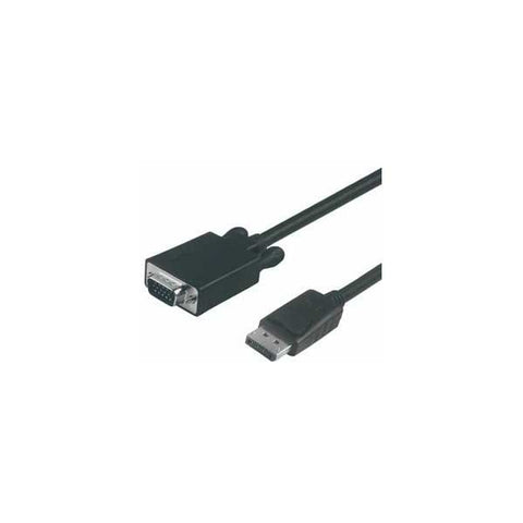 QVS DisplayPort 2.0 UltraHD 16K Cable with Latches 6 ft - Black - Micro  Center