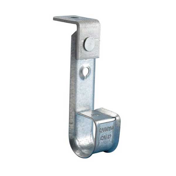 Caddy? CableCat 3/4 J-Hook w/ Screw-on Bracket - Rotates 360?