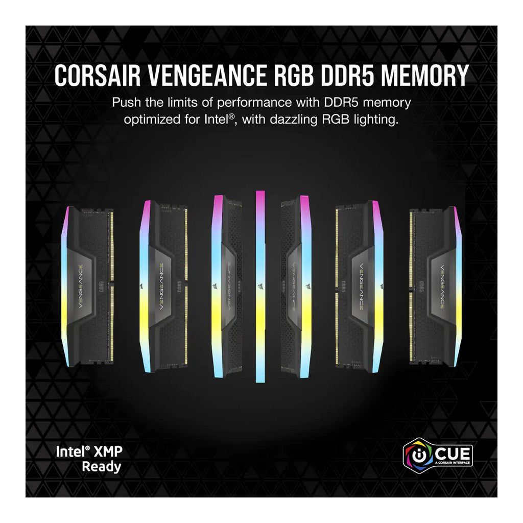 Corsair CMH32GX5M2B6000C40 32GB (2x16GB) DDR5 DRAM 6000MHz C40 Vengean