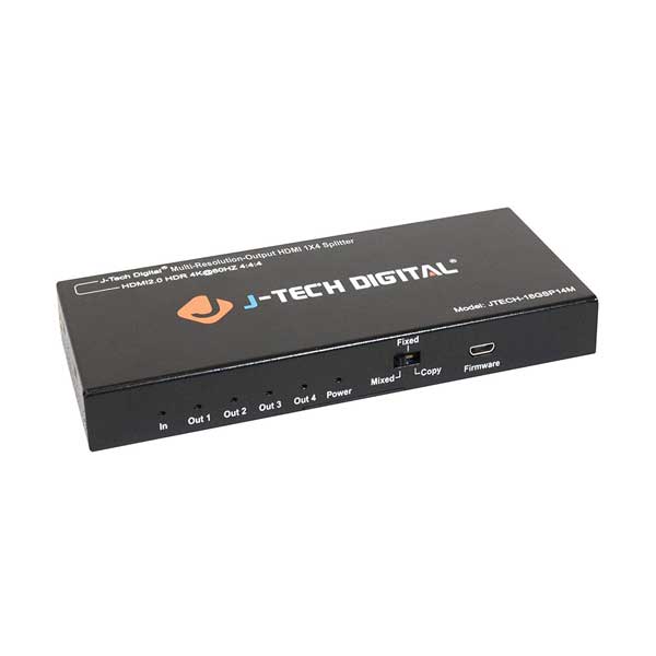  J-Tech Digital 1X2 Wireless HDMI Extender 200' Dual
