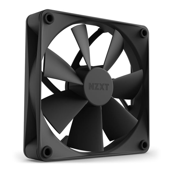 NZXT F120 RGB Core Fan - RF-C12SF-W1 - 120mm Hub-Mounted RGB Fan - Sublime  RGB Lighting - PWM Control - Single, 120mm Case Fan - White 