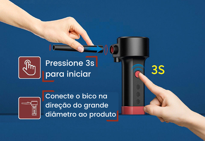 computador - Soprador ar portátil sem fio 3 em 1, motor alta velocida,ar  elétrico recarregável portátil para limpeza eletrônicos teclado computador  Lafan