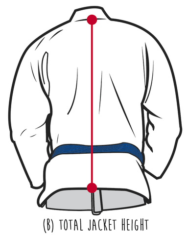 BJJ Gi Jacket Height