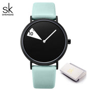 Yellow Leather Strap Casual Style Watches - Simon