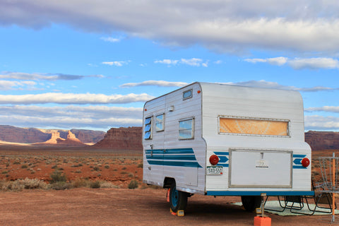 Studio Dale, a mobile metalsmithing studio, in Valley of the Gods