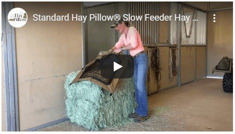 See how easy it is to fill the standard hay pillow