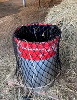 Fill hay nets easily barn hack