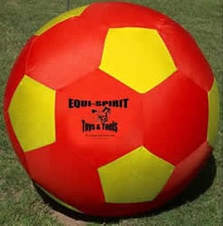 Red and yellow Equi-Spirit - Ball Toy for Horses