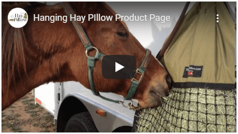 Slow Feed Small Mesh Hay Net Alternative - Hanging Hay Pillow