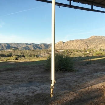 horsekeeping tip safety use PVC pipe to slide over rope