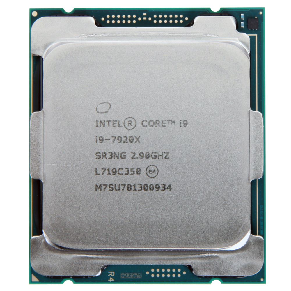 Intel Core i9-7920X Skylake X 12-Core 2.9 GHz Socket LGA 2066 140W (SR3NG) Desktop Processor.