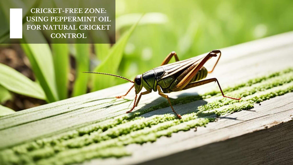CRICKET-FREE ZONE: USING PEPPERMINT OIL FOR NATURAL CRICKET CONTROL