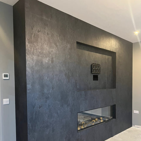 BLACK VENETIAN PLASTER BVP308