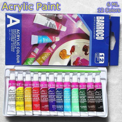 Craft Paint, Set of 6, Pastel Colors