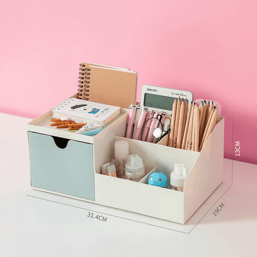 Desk Organizer with 6 Compartments Office Workspace Drawer Organizers  Desktop Holder Plastic Stationery Supplies Storage Box - China Plastic  Organizer and Makeup Organizer price