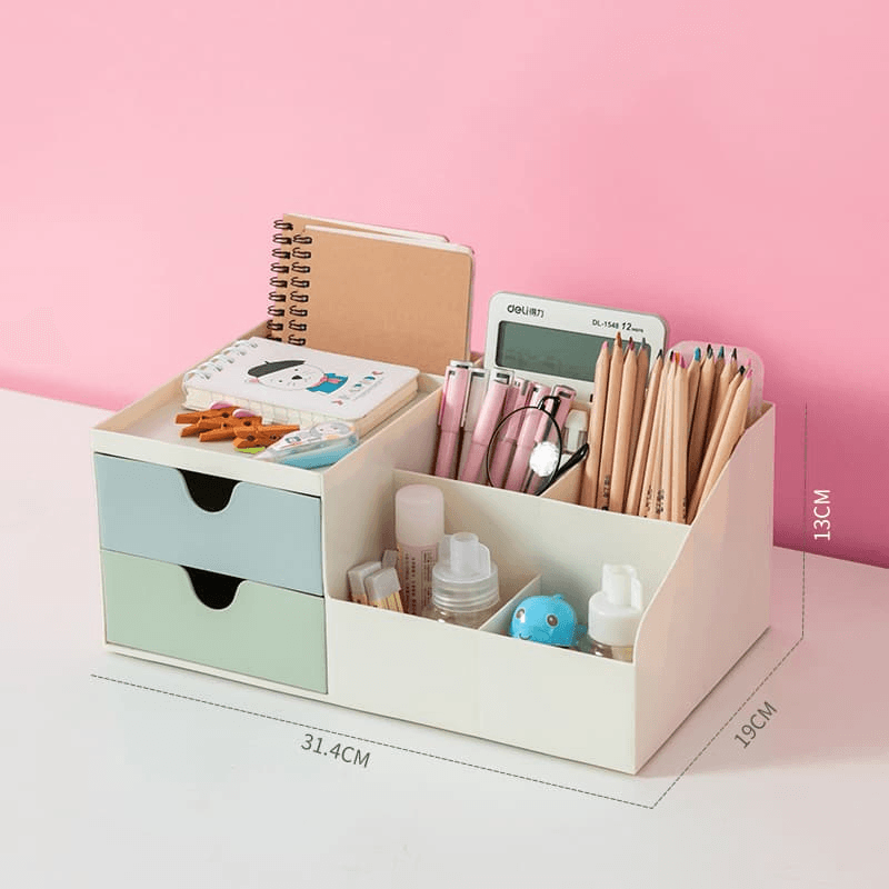 Desktop Organizer with Drawer - Mix & Match | Artiful Boutique