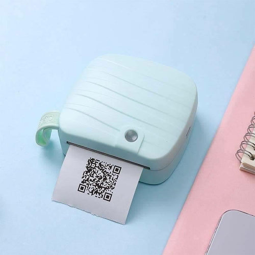 Mini Printer, Thermal Inkless Printer Portable Ergonomic Design