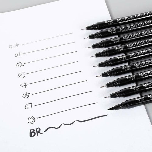 GuangNa Micron Graphic Fineliner Pen Set – Artiful Boutique