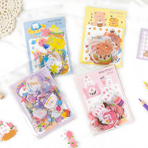 Rosy Posy Stickers, Art, Craft & Stationery Supplies