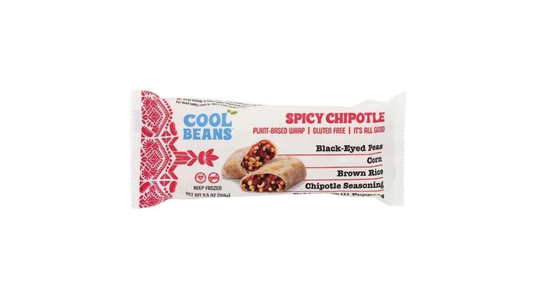 Cool Beans - Spicy Chipotle Plant-Based Wrap GF, 5.5oz