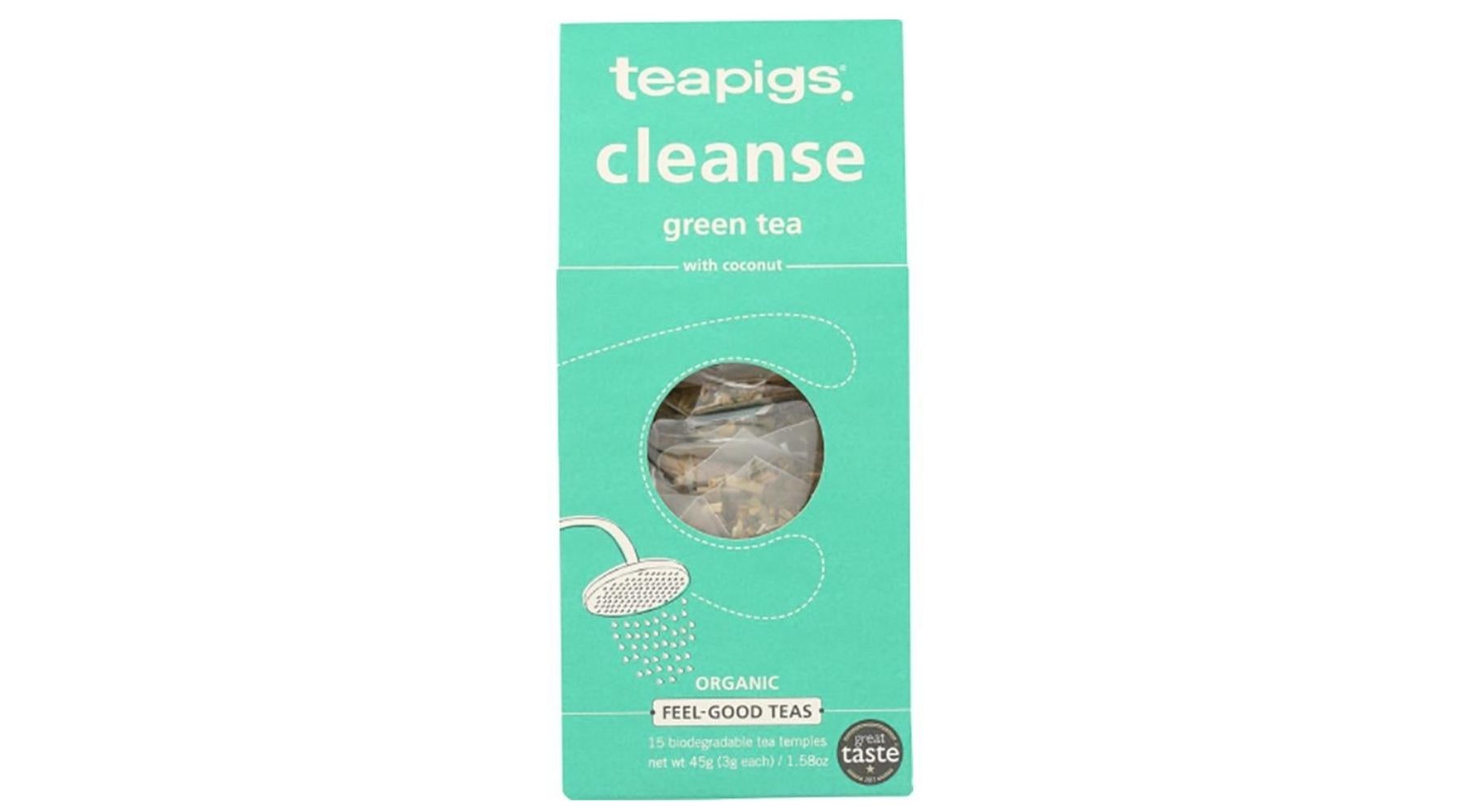 Teapigs - Cleanse Green Tea, 15 Bags - front