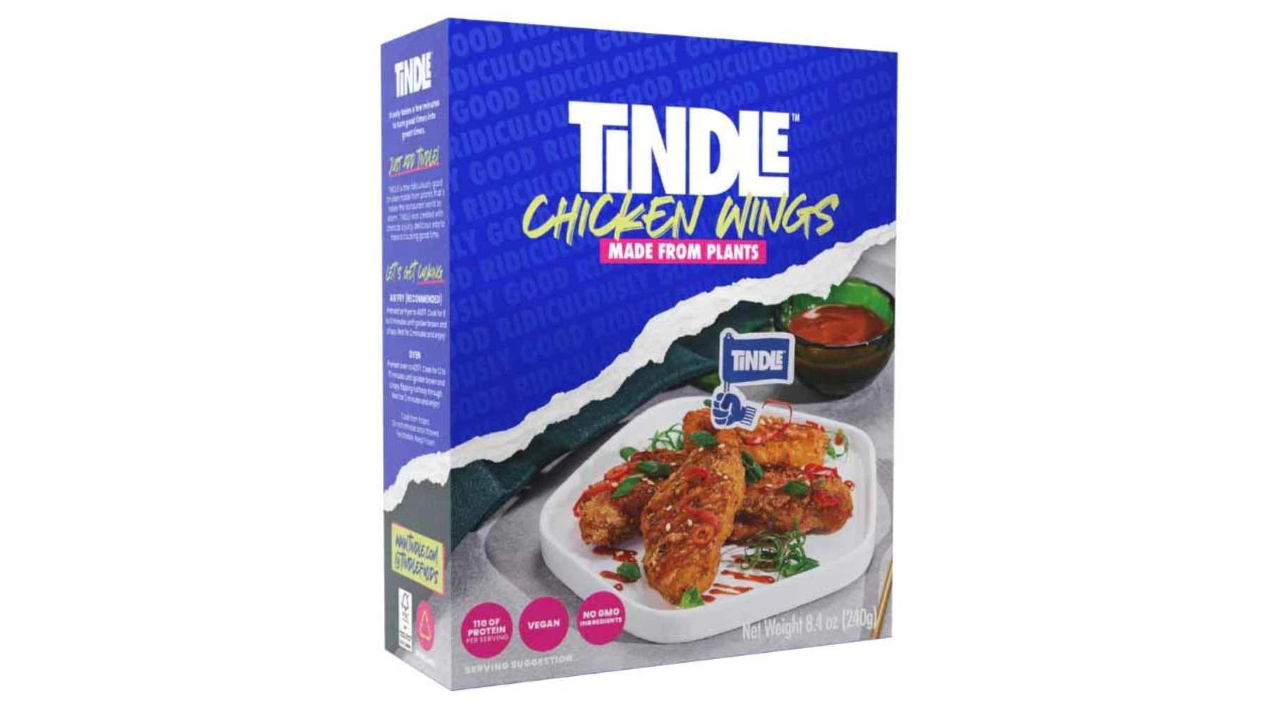 TiNDLE - Chicken Wings, 8.4oz