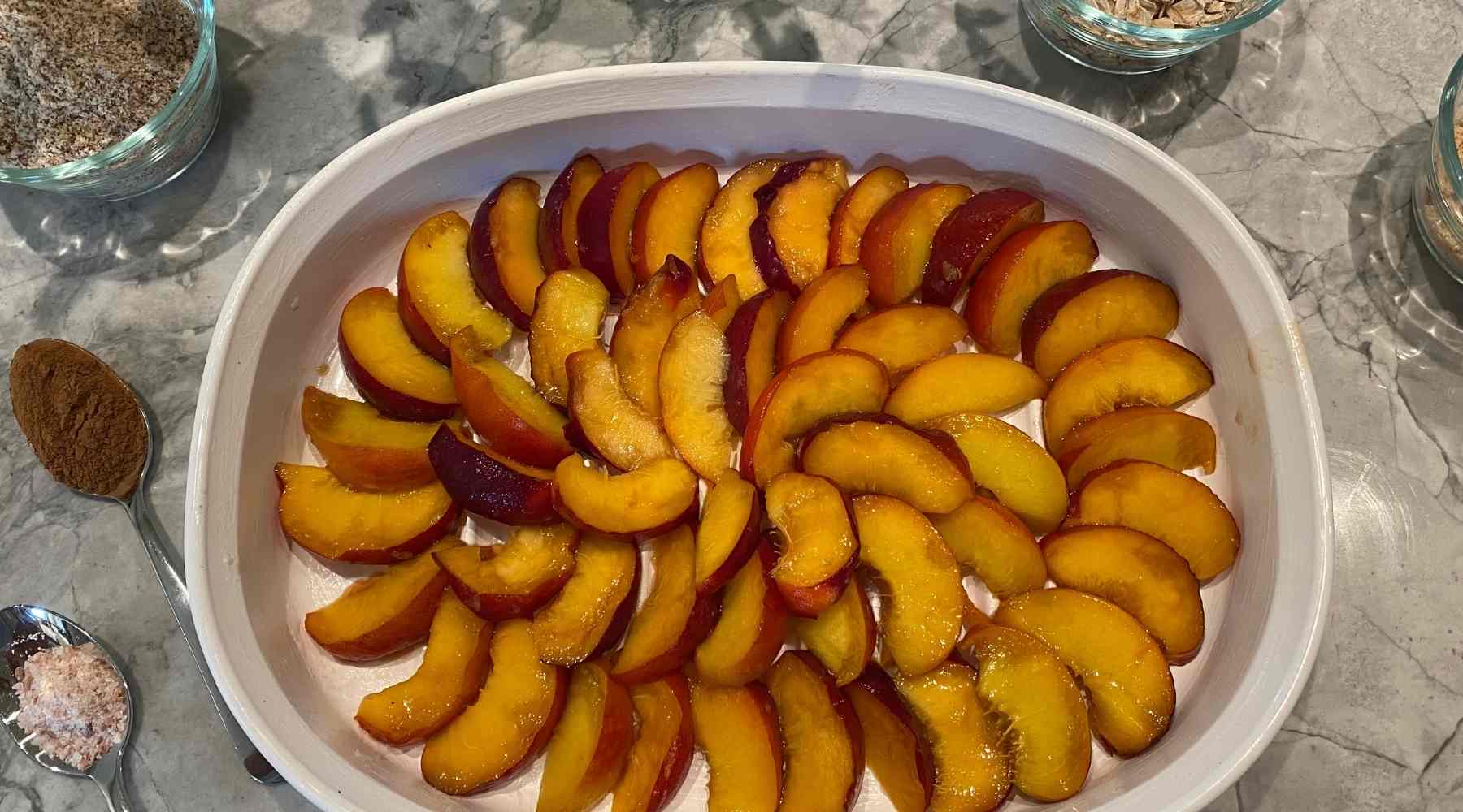 how to make Peach Crisp