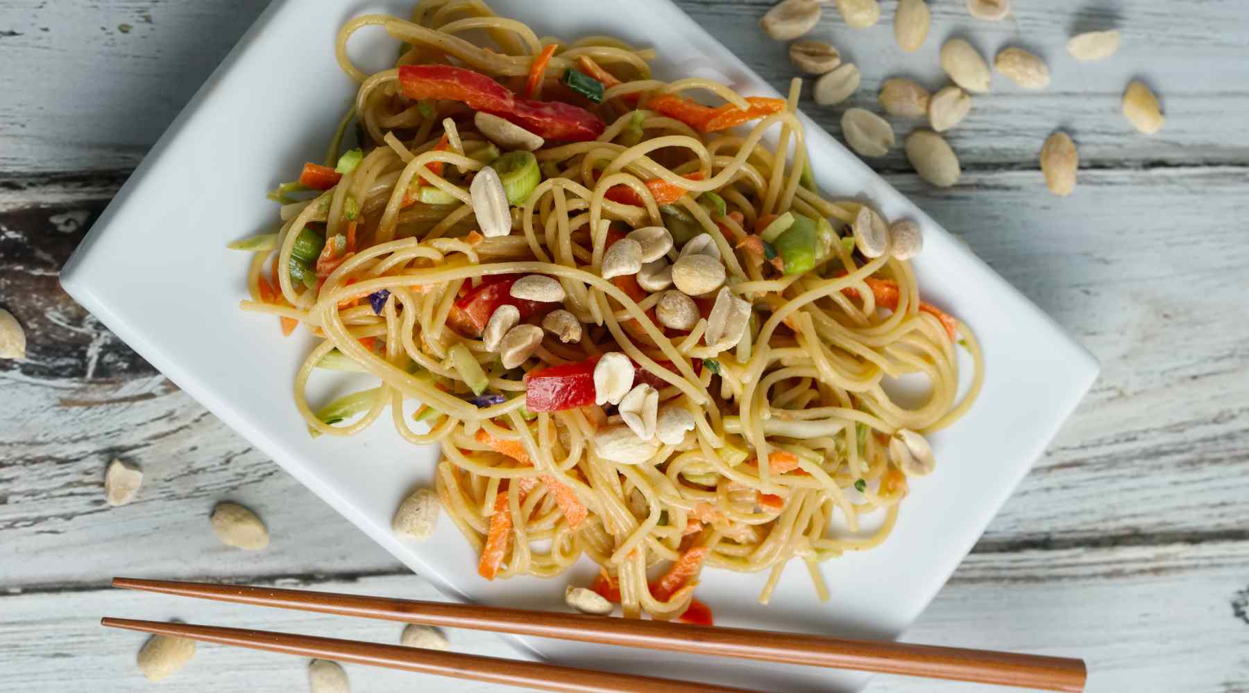 Cold Peanut Noodle Salad