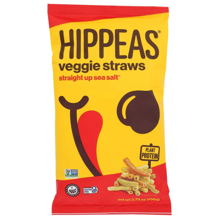 Hippeas - Veggie Straws Sea Salt, 3.75oz