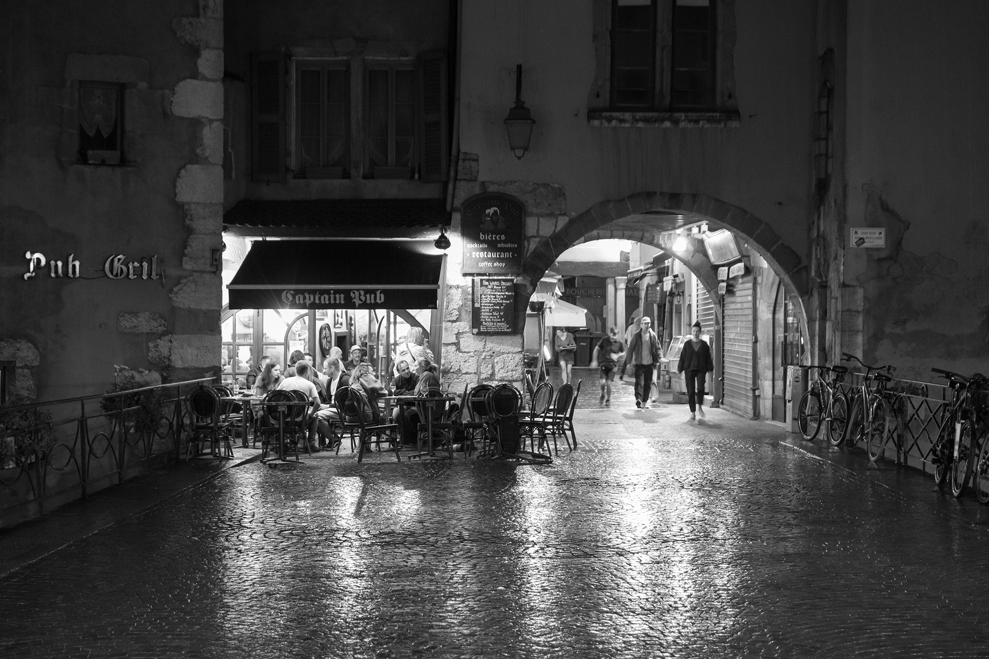 Annecy with K-3 III monochrome