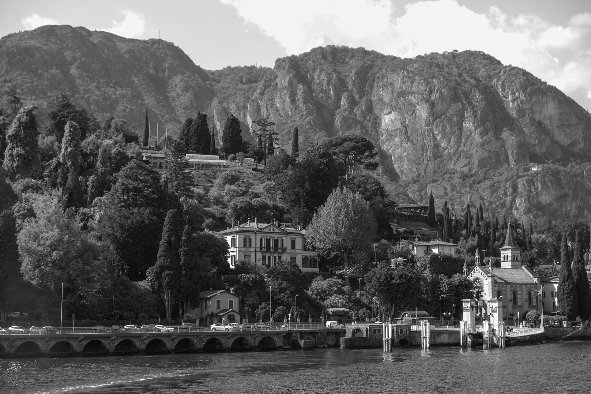 Lake Como by Pentax K-3 III Monochrome