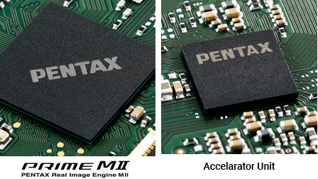 PRIME MII imaging engine and accelerator unit of Pentax KF DSLR camera