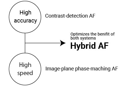 Hybrid AF by Pentax KF DSLR camera