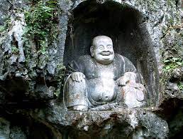 A very old, and very happy Buddha!