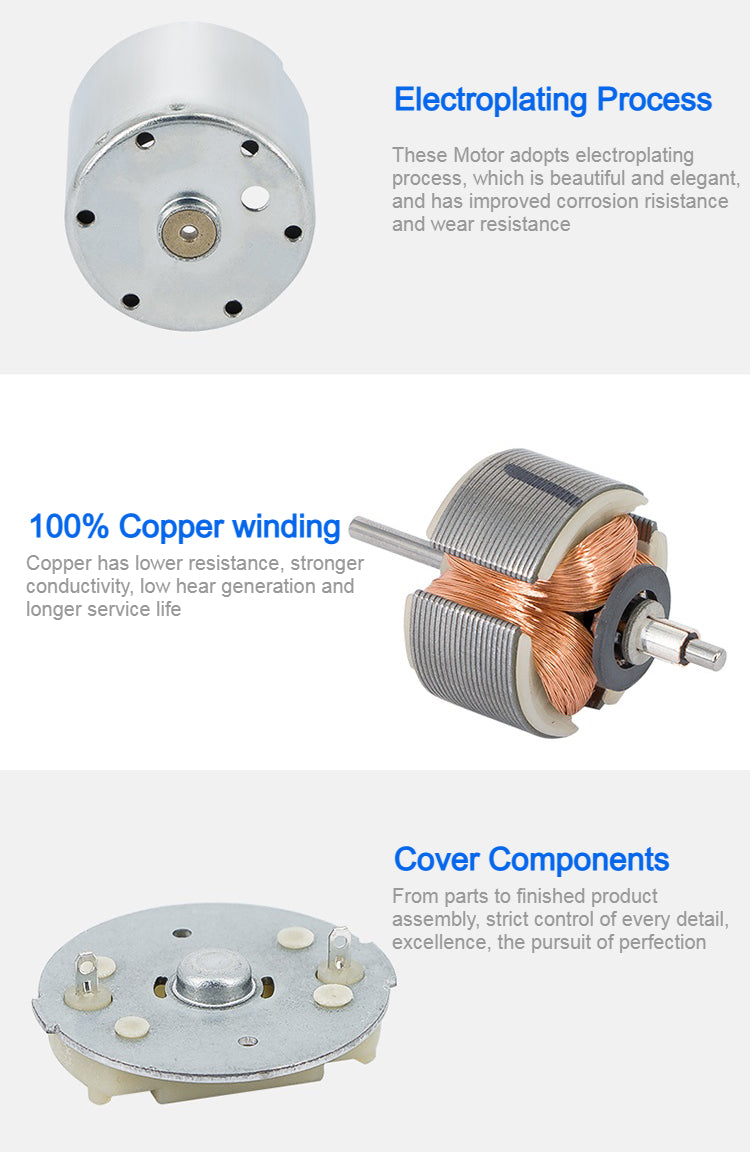 DC Geared full copper industrial grade motor 24V 25mm Diameter Gearmotor 10RPM 35 RPM 320 RPM