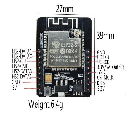 ESP32 CAM Module ESP32S Development Board with TTL Downloader WiFI&BLE  Module with OV2640 Camera