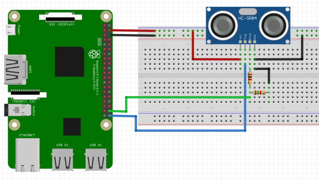 digital HC-SR04 ultrasonic sensor Module