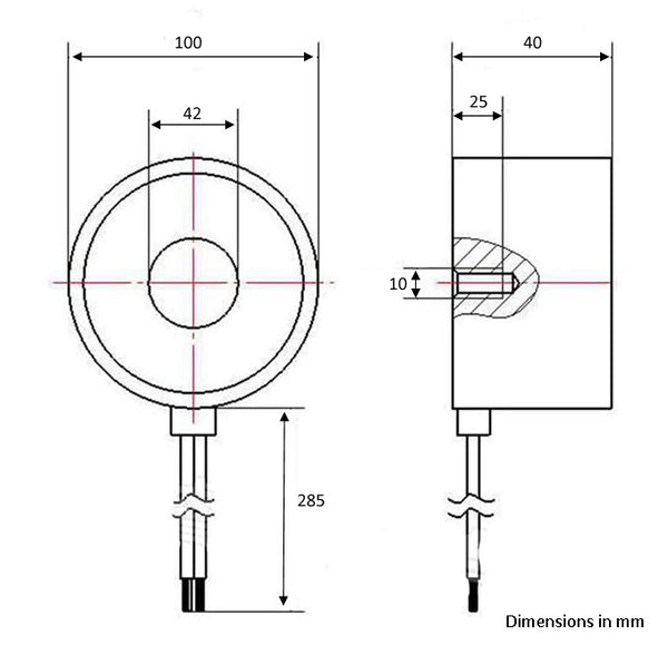 100x40mm 12V/24V Holding Lifting Magnet Electromagnet Lift 240Kg Solenoid