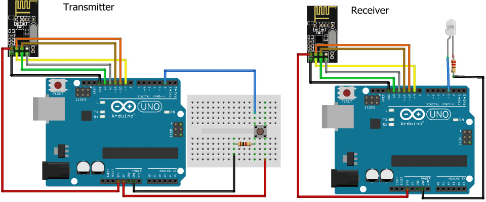 NRF24L01 2.4G wireless transmission module