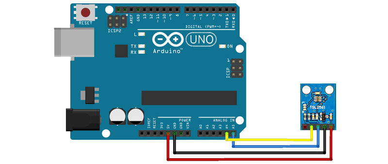 Tsl2561 Luminosity Sensor Breakout Infrared Light Sensor Integrating ...