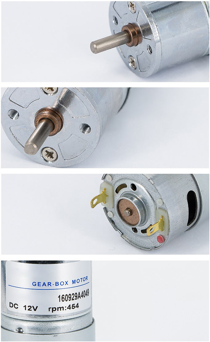 DC Geared full copper industrial grade motor 24V 28mm Diameter Gearmotor 360RPM 150RPM