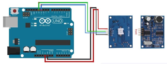 water resistant ultrasonic sensor circuit diagram