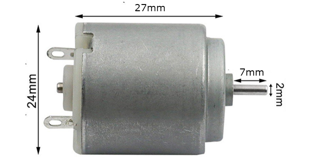 Mini R260 260 Motor DC 3V - 6V 9800RPM - 18200RPM High Speed Motor