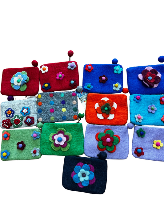 Felt Wool Coaster- Square, Circle (set of 4)