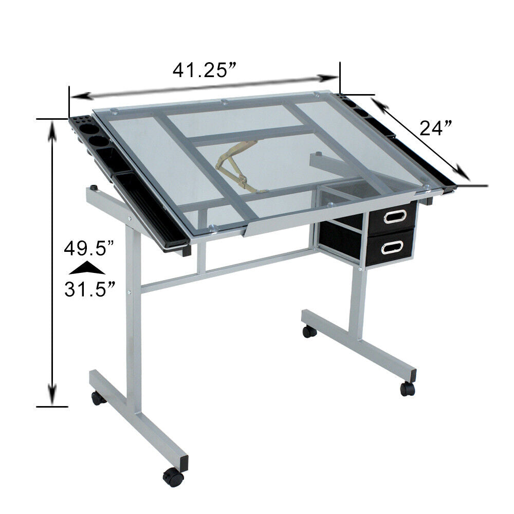 Light Drawing Drafting Artist Desk Table — Rickle.