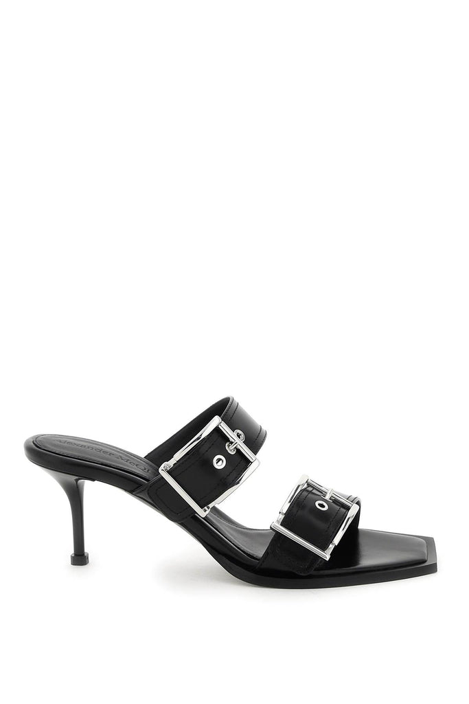 Alexander mcqueen punk mules with buckles